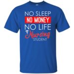 Nursing Student t shirt - royal blue