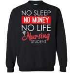 Nursing Student sweatshirt - black