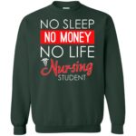 Nursing Student sweatshirt - forest green