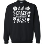 Crazy Plant Lady sweatshirt - black