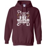I Was Beekeeping Before It Was Cool hoodie - maroon