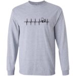 Beekeeping Heartbeat long sleeve - sport grey