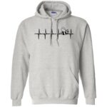 Beekeeping Heartbeat hoodie - ash