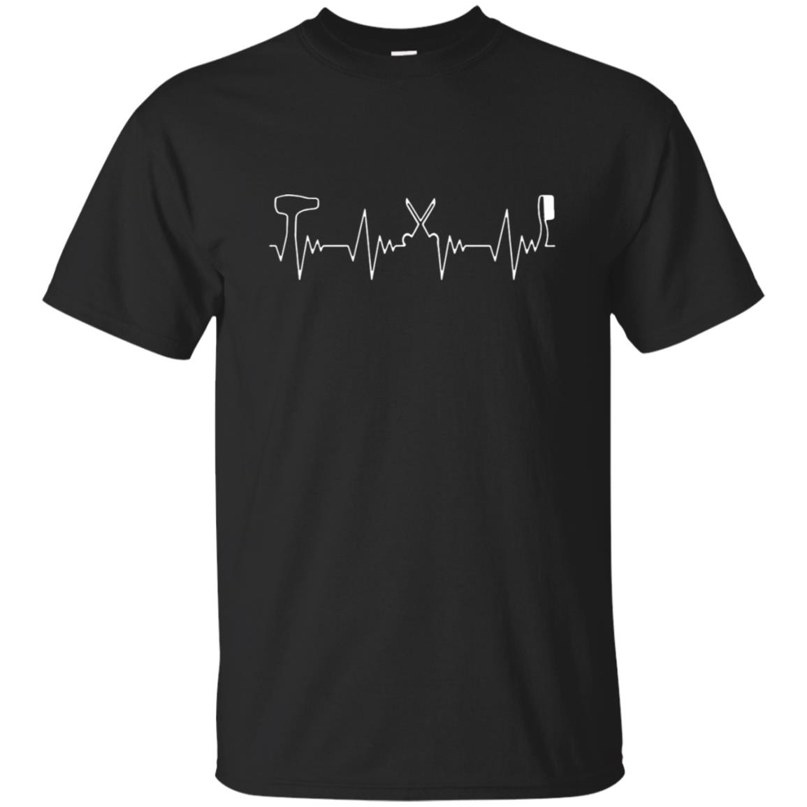 Hair Stylist Heartbeat - black