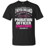 probation officer shirts - black