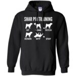 shar pei hoodie - black