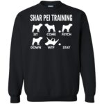 shar pei sweatshirt - black