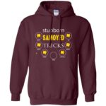samoyed hoodie - maroon