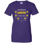 samoyed womens t shirt - lady t shirt - purple